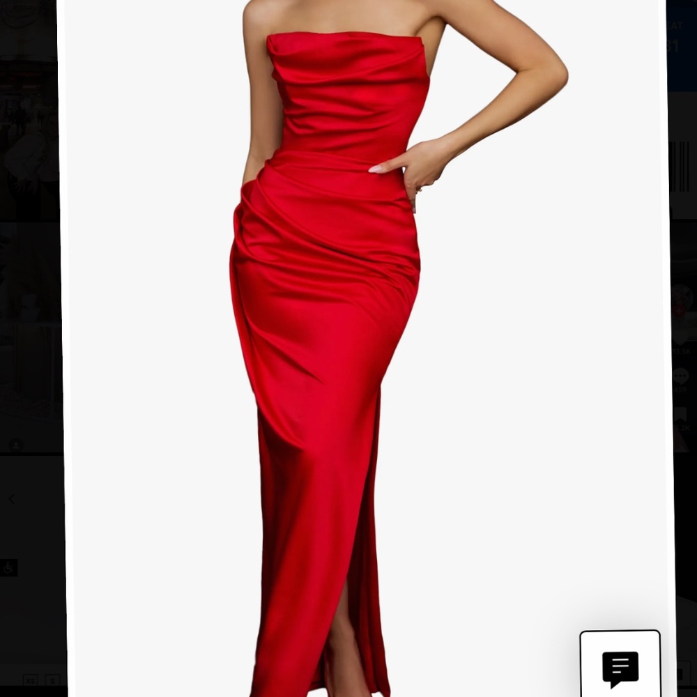 Red dress